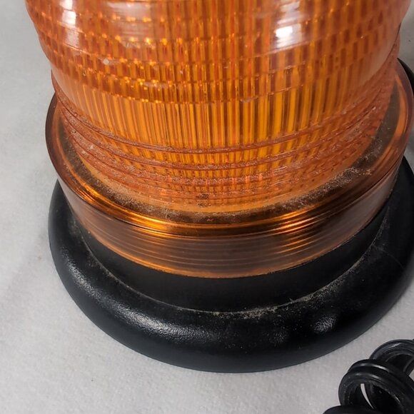 LED Strobe Light CAX45-LED E-330AM Amber Beacon Truck Magnetic Safety Ching Mars - Picture 10 of 12